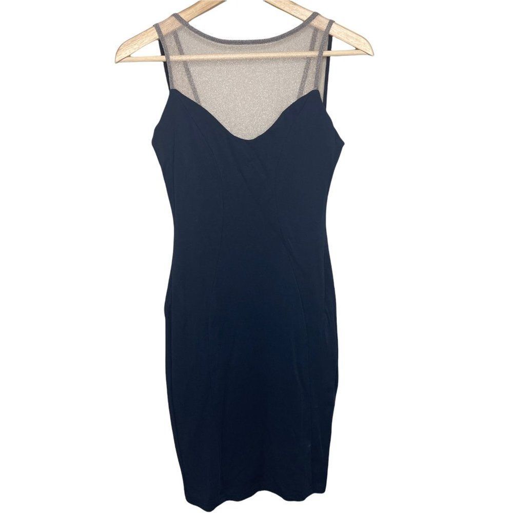 ABI FERRIN Sleeveless Navy Blue Bodycon Dress Size XS